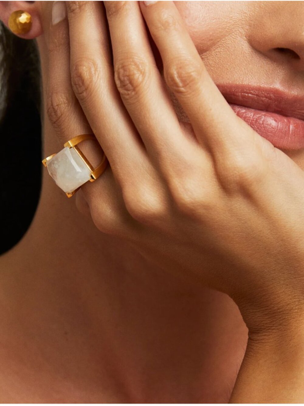 Dean Davidson Plaza Ring - Rainbow Moonstone (7)